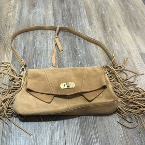 Linea Pelle leather Fringe bag